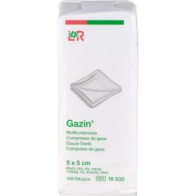GAZIN Mullkomp.5x5 cm unsteril 8fach Op 100 St – PZN 3959358 из немецкой аптеки