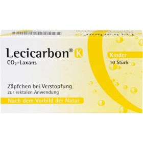 LECICARBON K CO2 Laxans Kindersuppositorien 10 St – PZN 4018965 из немецкой аптеки