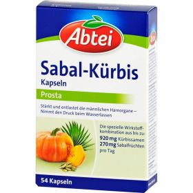 ABTEI Sabal Krbis Kapseln 54 St – PZN 4132224 из немецкой аптеки