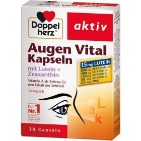 DOPPELHERZ Augen Vital Kapseln 30 St – PZN 4165123 из немецкой аптеки