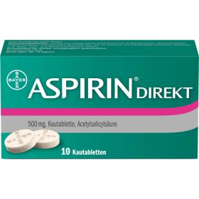 ASPIRIN Direkt Kautabletten 10 St – PZN 4356248 из немецкой аптеки