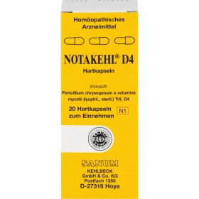 NOTAKEHL D 4 Kapseln 20 St – PZN 4383222 из немецкой аптеки