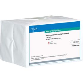 HGA-KOMPRESSEN OP 10x20 cm unsteril 8fach 100 St – PZN 4401687 из немецкой аптеки