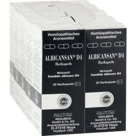 ALBICANSAN D 4 Kapseln 10X20 St – PZN 4456843 из немецкой аптеки