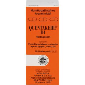 QUENTAKEHL D 4 Kapseln 20 St – PZN 4457038 из немецкой аптеки
