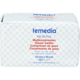 MULLKOMPRESSEN 10x10 cm unsteril 12fach 100 St – PZN 4467901 из немецкой аптеки