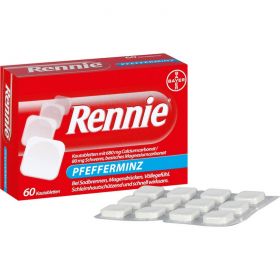 RENNIE Kautabletten 60 St – PZN 4529097 из немецкой аптеки