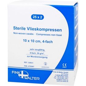 VLIESKOMPRESSEN 10x10 cm steril 4fach 25X2 St – PZN 4793807 из немецкой аптеки