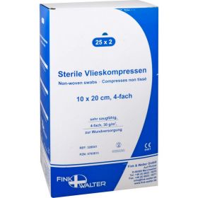 VLIESKOMPRESSEN 10x20 cm steril 4fach 25X2 St – PZN 4793813 из немецкой аптеки