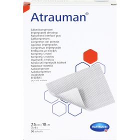 ATRAUMAN 7,5x10 cm steril Kompressen 50 St – PZN 4889849 из немецкой аптеки