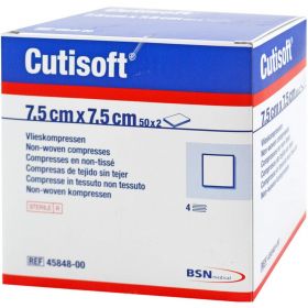 CUTISOFT Vlieskompressen 7,5x7,5 cm steril 50X2 St – PZN 4894885 из немецкой аптеки
