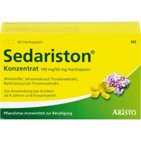 SEDARISTON Konzentrat Hartkapseln 60 St – PZN 4991789 из немецкой аптеки