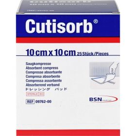 CUTISORB Saugkompressen steril 10x10 cm 25 St – PZN 5490173 из немецкой аптеки