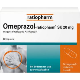 OMEPRAZOL-ratiopharm SK 20 mg magensaftr.Hartkaps. 14 St – PZN 6113366 из немецкой аптеки