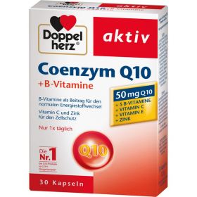 DOPPELHERZ Coenzym Q10+B Vitamine Kapseln 30 St – PZN 6120484 из немецкой аптеки
