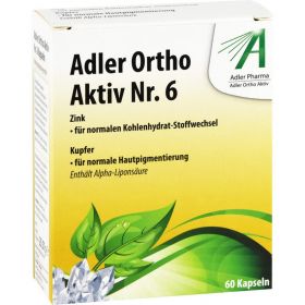 ADLER Ortho Aktiv Kapseln Nr.6 60 St – PZN 6122141 из немецкой аптеки