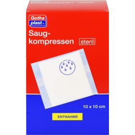SAUGKOMPRESSEN steril 10x10 cm 50 St – PZN 6706385 из немецкой аптеки