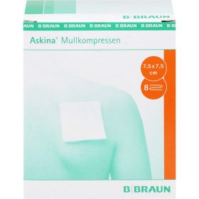 ASKINA Mullkompressen 7,5x7,5 cm steril 25X2 St – PZN 6874473 из немецкой аптеки