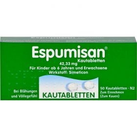 ESPUMISAN Kautabletten 50 St – PZN 6882047 из немецкой аптеки