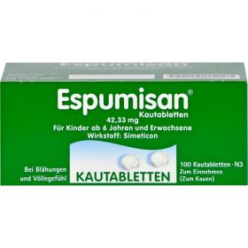 ESPUMISAN Kautabletten 100 St – PZN 6882053 из немецкой аптеки