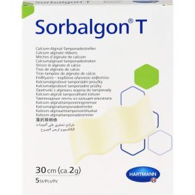 SORBALGON T Tamponade Streifen 2 g/30 cm 5 St – PZN 7355574 из немецкой аптеки