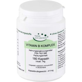 VITAMIN B KOMPLEX Kapseln 180 St – PZN 7621366 из немецкой аптеки