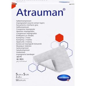 ATRAUMAN 5x5 cm steril Kompressen 50 St – PZN 8453913 из немецкой аптеки