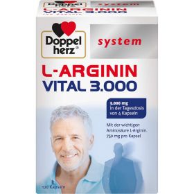 DOPPELHERZ L-Arginin Vital 3.000 system Kapseln 120 St – PZN 8767712 из немецкой аптеки