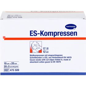 ES-KOMPRESSEN steril 10x20 cm 20X5 St – PZN 9396198 из немецкой аптеки