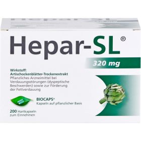 HEPAR-SL 320 mg Hartkapseln 200 St – PZN 9530455 из немецкой аптеки