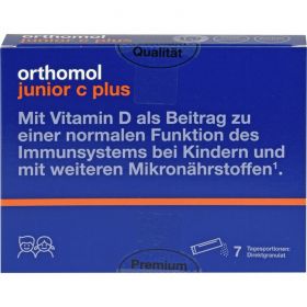 ORTHOMOL Junior C plus Granulat 7 St – PZN 10013222 из немецкой аптеки