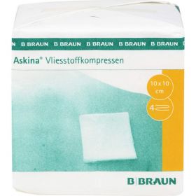 ASKINA Vliesstoffkompr.10x10 cm unsteril 4fach 100 St – PZN 10041023 из немецкой аптеки