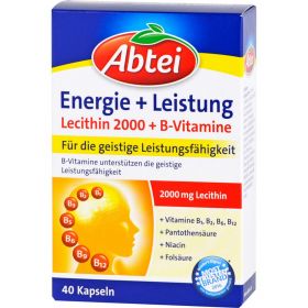 ABTEI Lecithin 2.000 Plus B-Vitamine Kapseln 40 St – PZN 10101989 из немецкой аптеки