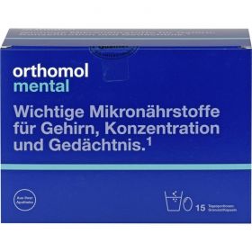 ORTHOMOL mental Granulat+Kapseln 15 Tagesportionen 1 P – PZN 10551706 из немецкой аптеки