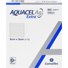 AQUACEL Ag Extra 5x5 cm Kompressen CPC 10 St – PZN 10741950 из немецкой аптеки