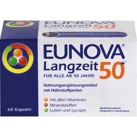 EUNOVA Langzeit 50+ Kapseln 60 St – PZN 11084394 из немецкой аптеки