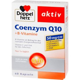 DOPPELHERZ Coenzym Q10+B Vitamine Kapseln 60 St – PZN 11119862 из немецкой аптеки