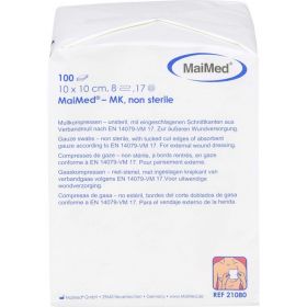 MULLKOMPRESSEN 10x10 cm unsteril 8fach 100 St – PZN 11296251 из немецкой аптеки