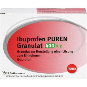 IBUPROFEN PUREN Granulat 400 mg z.Her.e.Lsg.z.Ein. 20 St – PZN 11355114 из немецкой аптеки