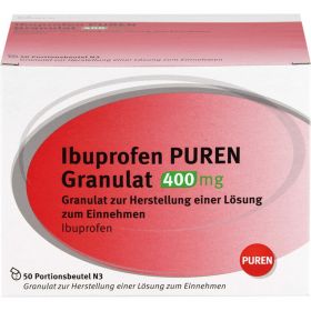 IBUPROFEN PUREN Granulat 400 mg z.Her.e.Lsg.z.Ein. 50 St – PZN 11355143 из немецкой аптеки