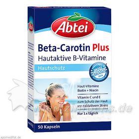 ABTEI Beta-Carotin PLUS (Hautaktive B-Vitamine), 50 ST – PZN 11559302 из немецкой аптеки