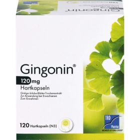 GINGONIN 120 mg Hartkapseln 120 St – PZN 12724878 из немецкой аптеки