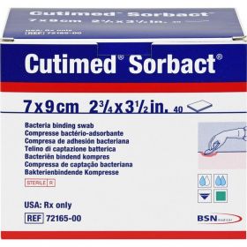 CUTIMED Sorbact Kompressen 7x9 cm 40 St – PZN 14016217 из немецкой аптеки