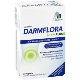 DARMFLORA Aktiv Plus 100 Mrd.Bakterien+7 Vitamine 80 St – PZN 14025392 из немецкой аптеки