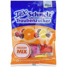 SOLDAN Tex Schmelz Traubenzucker Frucht-Mix 75 g – PZN 14320642 из немецкой аптеки