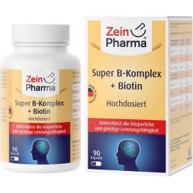 SUPER B-KOMPLEX+Biotin ZeinPharma Kapseln 90 St – PZN 14327868 из немецкой аптеки