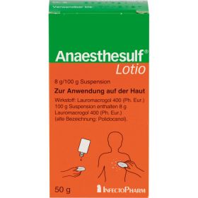 ANAESTHESULF Lotio 50 g – PZN 123435 из немецкой аптеки