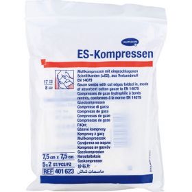 ES-KOMPRESSEN steril 10x10 cm 8fach 5X2 St – PZN 434135 из немецкой аптеки