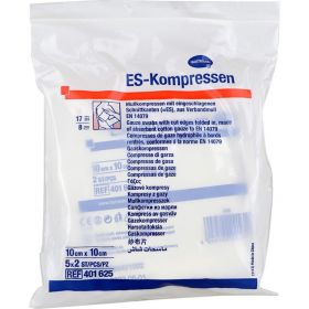 ES-KOMPRESSEN steril 10x10 cm 8fach 5X2 St – PZN 1407123 из немецкой аптеки