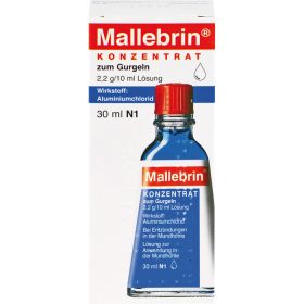 MALLEBRIN Konzentrat zum Gurgeln 30 ml – PZN 1671104 из немецкой аптеки